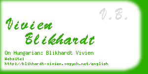 vivien blikhardt business card